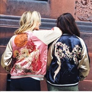 LF Reversible Bomber Pink & Black